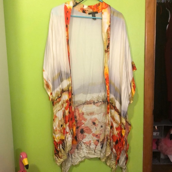 Forever 21 Sweaters - Watercolor kimono